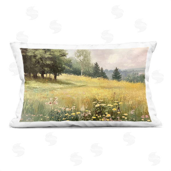 stupell industries LSR Creative Studio | Lush Summer Meadow Printed Throw Pillow