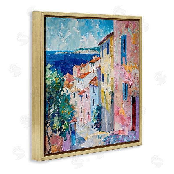 Stupell Industries LSR Creative Studio | Mediterranean Coastal Town