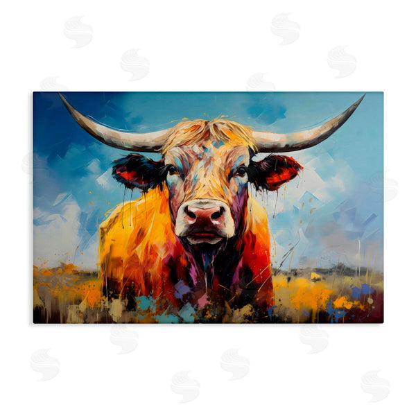 stupell industries LSR Creative Studio | Moody Longhorn Portrait