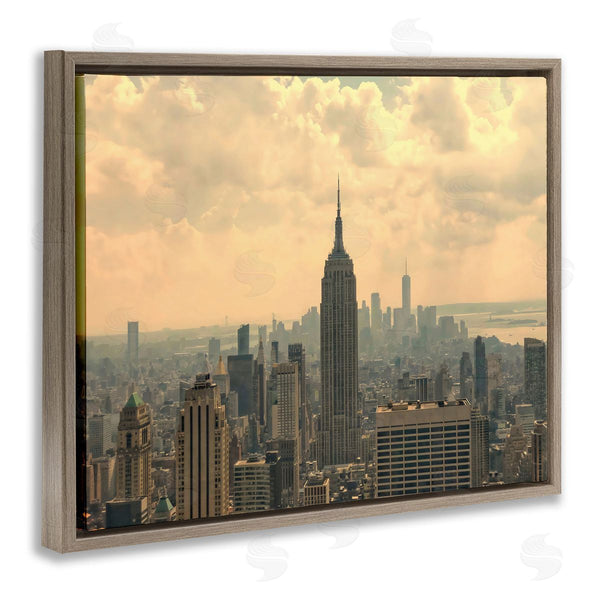 Stupell Industries LSR Creative Studio | NYC Skyline With Clouds