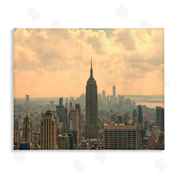 Stupell Industries LSR Creative Studio | NYC Skyline With Clouds