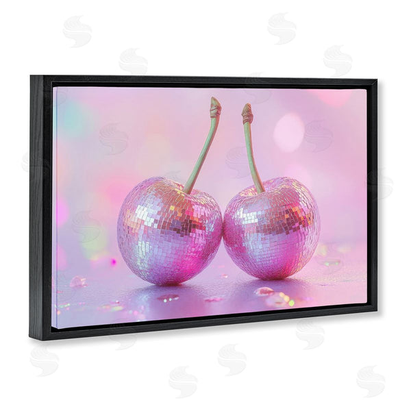 Stupell Industries LSR Creative Studio | Pastel Shine Disco Cherries