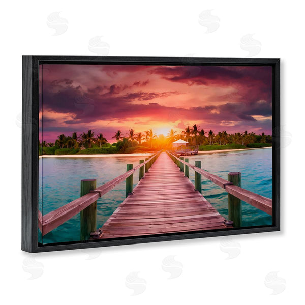 Stupell Industries LSR Creative Studio | Peaceful Sunset Over Pier