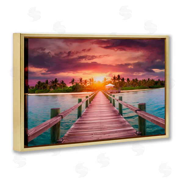 Stupell Industries LSR Creative Studio | Peaceful Sunset Over Pier
