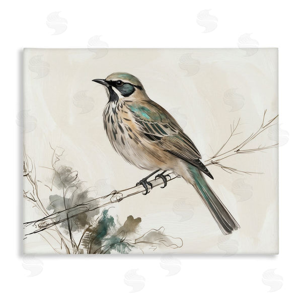 stupell industries LSR Creative Studio | Perched Bird Illustration
