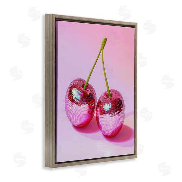 Stupell Industries LSR Creative Studio | Pink Disco Cherries Wall Art