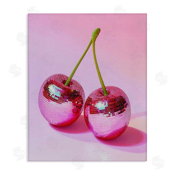 stupell industries LSR Creative Studio | Pink Disco Cherries Wall Art