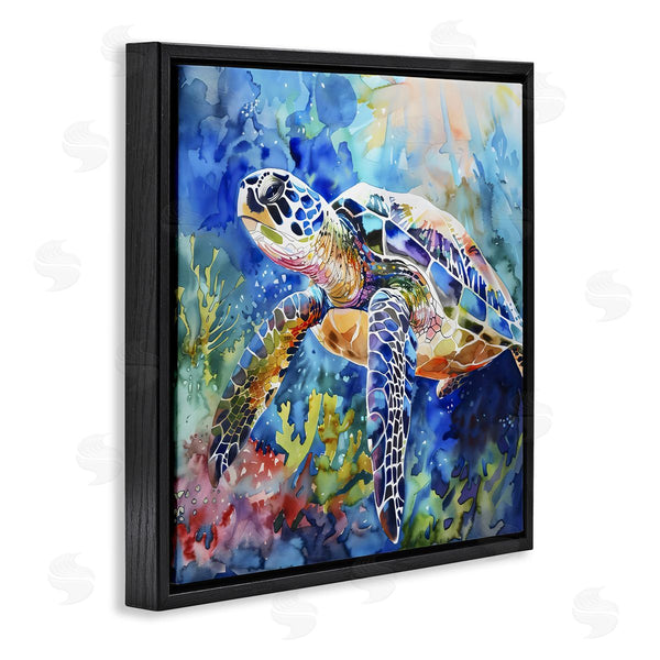 Stupell Industries LSR Creative Studio | Rainbow Turtle Reef