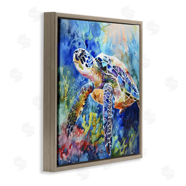 Stupell Industries LSR Creative Studio | Rainbow Turtle Reef