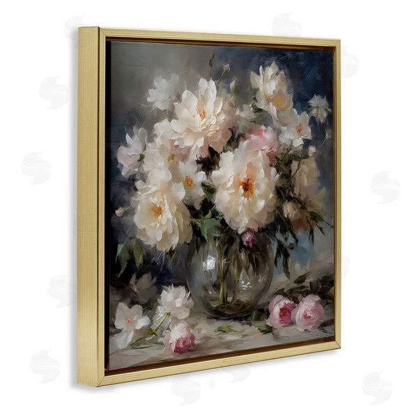 Stupell Industries LSR Creative Studio | Romantic Flowers In Round Vase