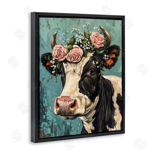 Stupell Industries LSR Creative Studio | Rose Crown Cow