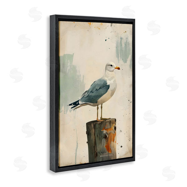 Stupell Industries LSR Creative Studio | Seagull On A Post