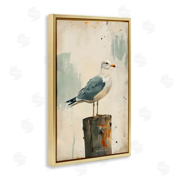 Stupell Industries LSR Creative Studio | Seagull On A Post