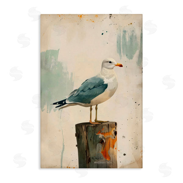 stupell industries LSR Creative Studio | Seagull On A Post