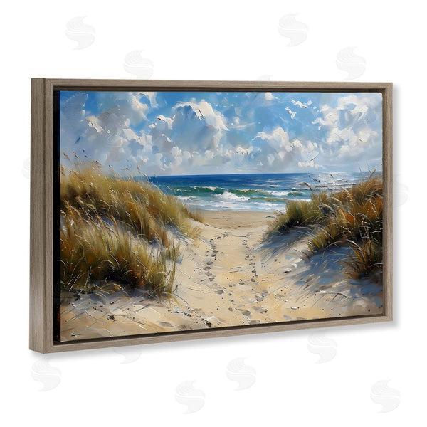 Stupell Industries LSR Creative Studio | Seaside Pathway Footprints