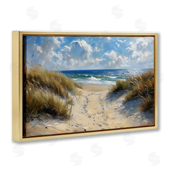 Stupell Industries LSR Creative Studio | Seaside Pathway Footprints