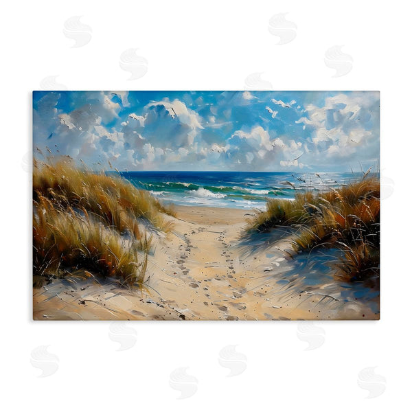 stupell industries LSR Creative Studio | Seaside Pathway Footprints