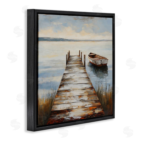 Stupell Industries LSR Creative Studio | Shimmering Lake Seascape