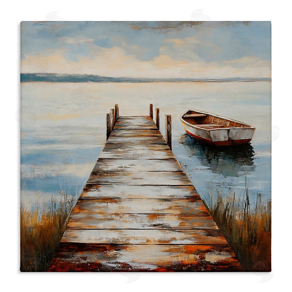 stupell industries LSR Creative Studio | Shimmering Lake Seascape
