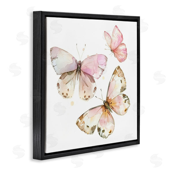 Stupell Industries LSR Creative Studio | Soft Watercolor Butterfly Trio