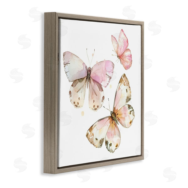 Stupell Industries LSR Creative Studio | Soft Watercolor Butterfly Trio