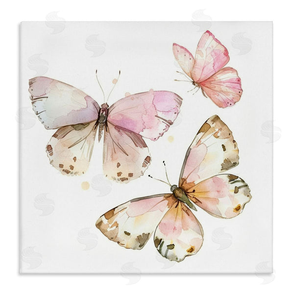 stupell industries LSR Creative Studio | Soft Watercolor Butterfly Trio