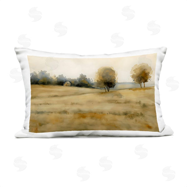 Stupell Industries LSR Creative Studio | Solitude Fields Landscape Printed Throw Pillow