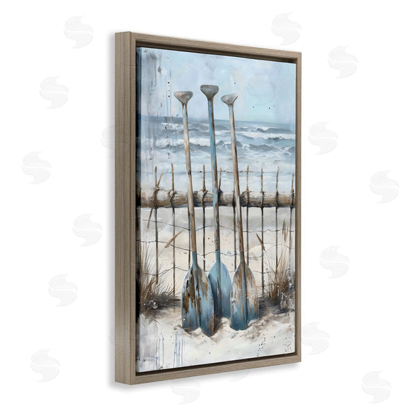 Stupell Industries LSR Creative Studio | Summer Oars Against Fence