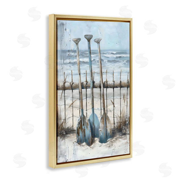 Stupell Industries LSR Creative Studio | Summer Oars Against Fence