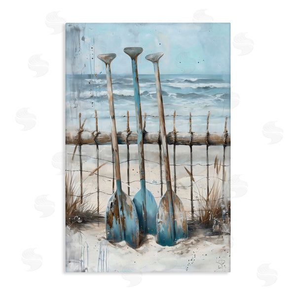 stupell industries LSR Creative Studio | Summer Oars Against Fence