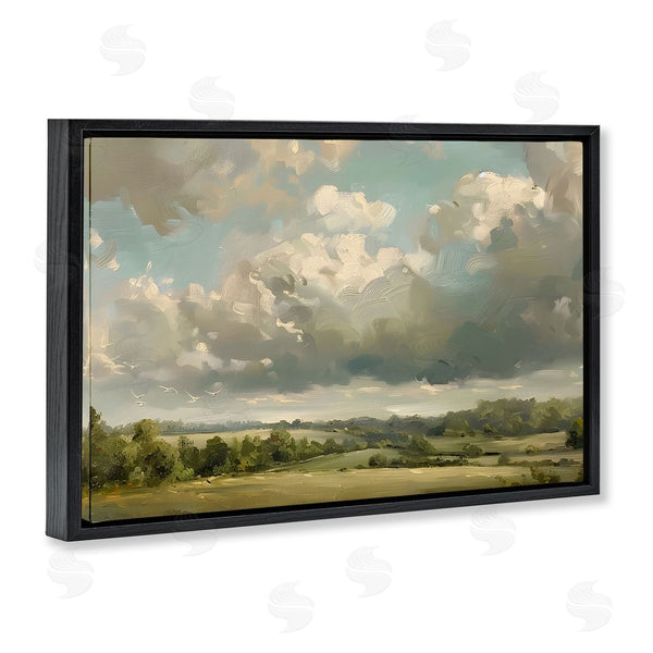 Stupell Industries LSR Creative Studio | Sunlit Clouds Over Countryside