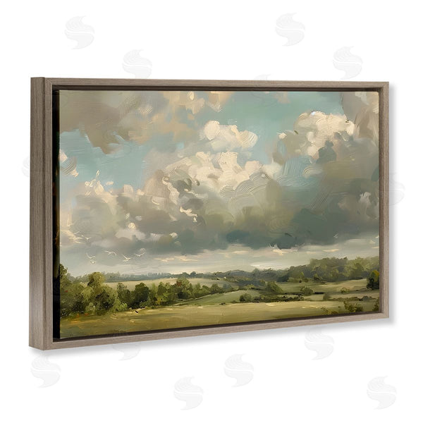 Stupell Industries LSR Creative Studio | Sunlit Clouds Over Countryside