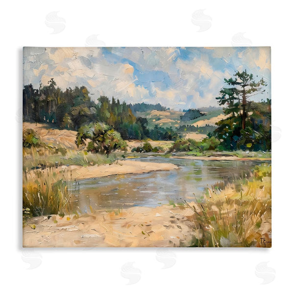 stupell industries LSR Creative Studio | Sunlit River Landscape