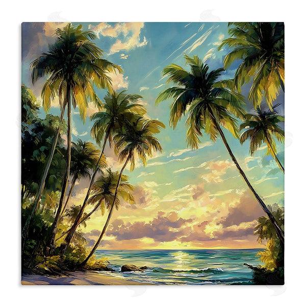 stupell industries LSR Creative Studio | Sunset On The Beach Palms