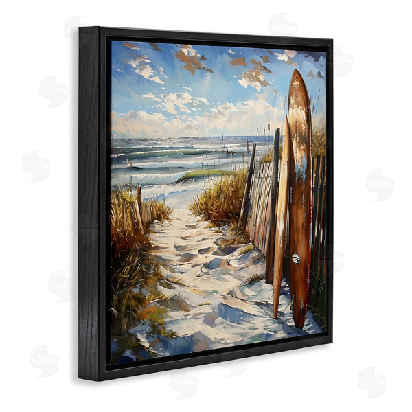 Stupell Industries LSR Creative Studio | Time To Surf Beach