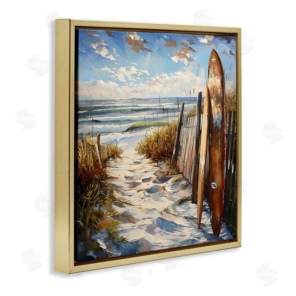 Stupell Industries LSR Creative Studio | Time To Surf Beach