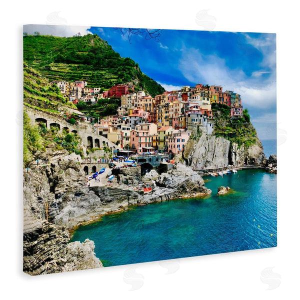 Stupell Industries LSR Creative Studio | Townscape By The Sea