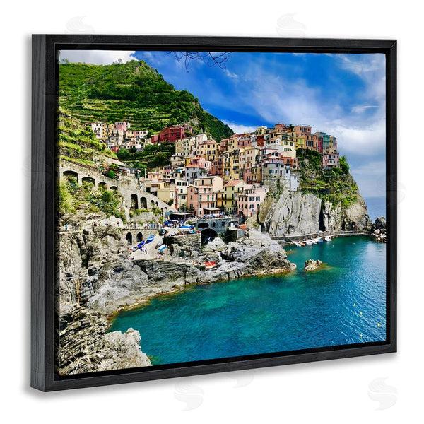 Stupell Industries LSR Creative Studio | Townscape By The Sea