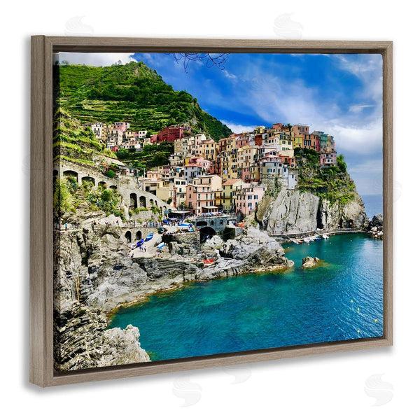 Stupell Industries LSR Creative Studio | Townscape By The Sea