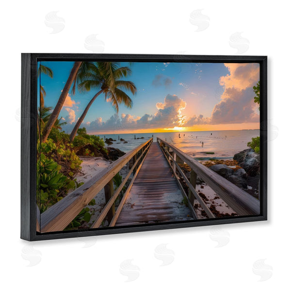 Stupell Industries LSR Creative Studio | Tropical Beach Dock