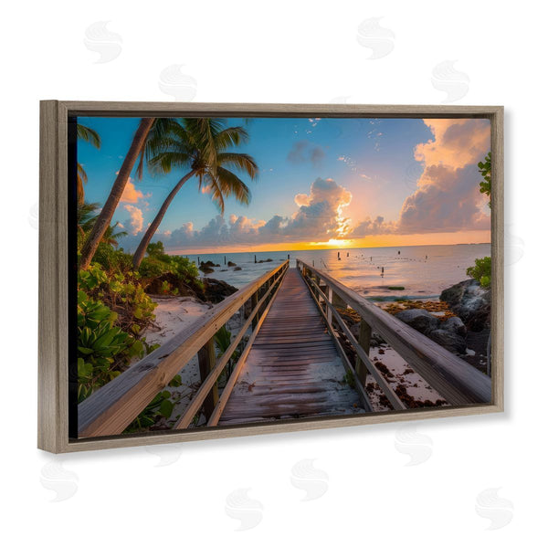 Stupell Industries LSR Creative Studio | Tropical Beach Dock