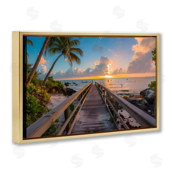 Stupell Industries LSR Creative Studio | Tropical Beach Dock