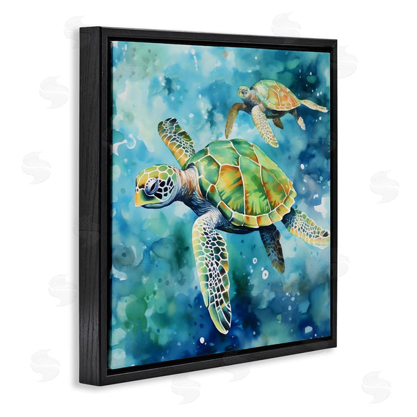 Stupell Industries LSR Creative Studio | Two Turtles Swimming