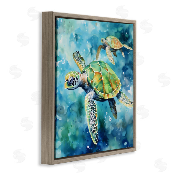 Stupell Industries LSR Creative Studio | Two Turtles Swimming