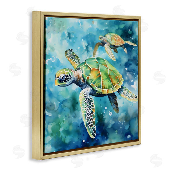 Stupell Industries LSR Creative Studio | Two Turtles Swimming