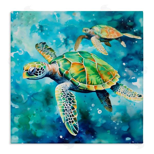 stupell industries LSR Creative Studio | Two Turtles Swimming