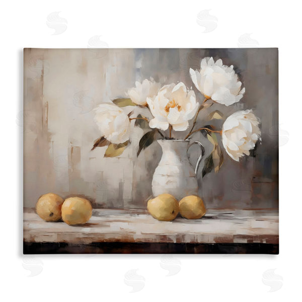 stupell industries LSR Creative Studio | Vase Of Peonies & Lemons