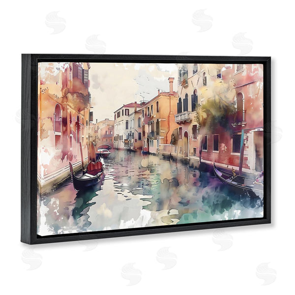Stupell Industries LSR Creative Studio | Venice Canal Watercolor Style