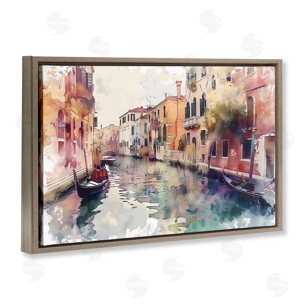 Stupell Industries LSR Creative Studio | Venice Canal Watercolor Style