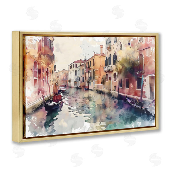 Stupell Industries LSR Creative Studio | Venice Canal Watercolor Style